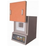 Зертханалық муфельді пеш 1800 С дейін, сенсорлы экраны бар 27 л