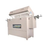 Лабораториялық 2 аймақты вакуумды құбырлы муфельді пеш 1200 С дейін, түтік диаметрі 40 мм