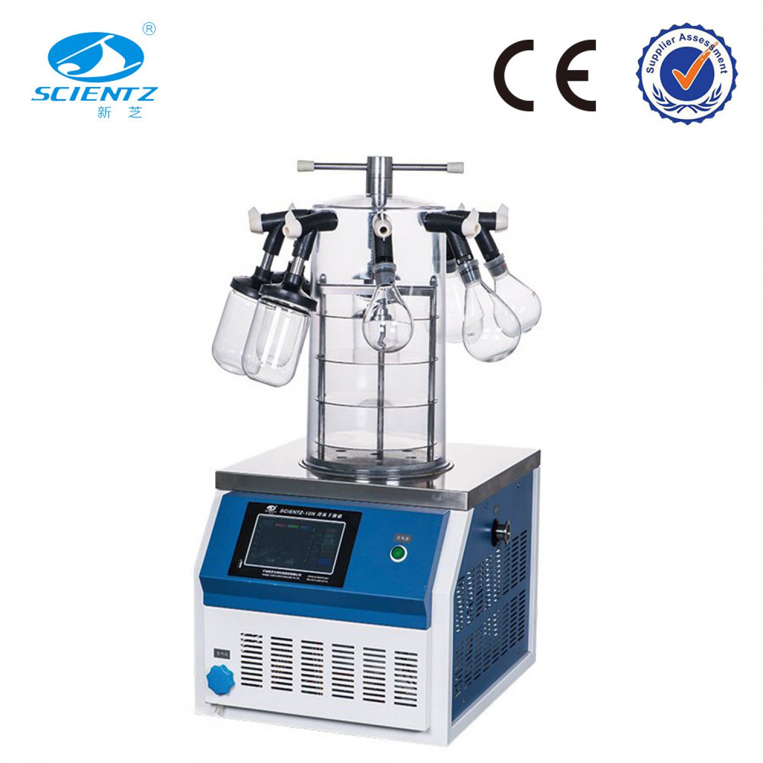 Лиофилизатор (сублимациялық кептіргіш) 12N N сериялы пресі бар мульти коллектор