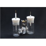 CS сериясының бір арналы потенциостат/гальваностат үшін CS932-2 H-жасушалары (250 мл)