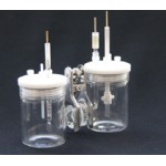 CS сериясының бір арналы потенциостат/гальваностат үшін CS932-S H-жасушалары (50 мл)