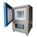 Зертханалық муфельді пеш 1800 С дейін, сенсорлы экраны бар 36 л