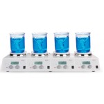 MS сериясы 120С дейін қыздыратын көп позициялы магнитті араластырғыш