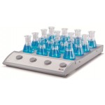 MS сериясы 340С дейін қыздыратын көп 4 позициялы магнитті араластырғыш