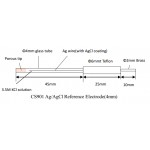 CS900 CS сериясының бір арналы потенциостат / гальваностат үшін қаныққан каломель электроды (212 түзу).